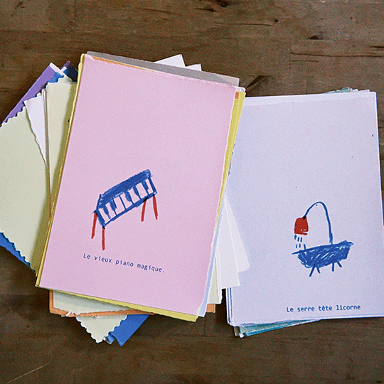 Petites cartes illustrées GENRE GENRE